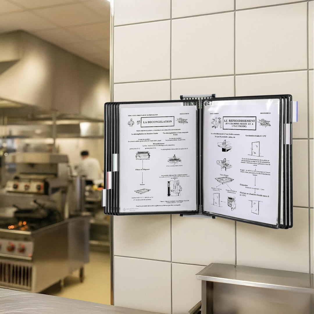 Tarifold 414101 - Tarifold Wandsichttafel für Dokumente aus Metall, Drehzapfensichttafeln, Dokumente