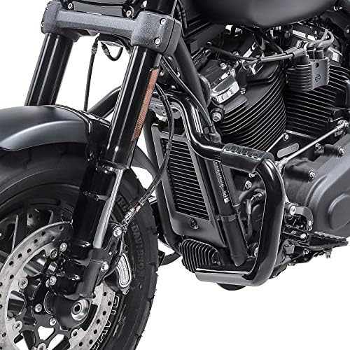 Sturzbügel Mustache II Kompatibel für Harley Softail Fat Bob 18-19 schwarz