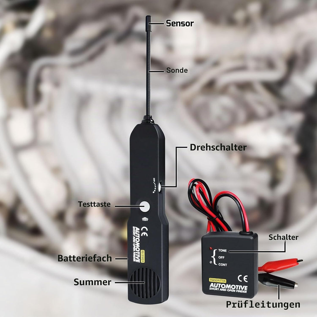 Generisches Fahrzeugleitung-Draht-Verfolger kurz & Open Finder Tester Auto-Reparatur-Werkzeug