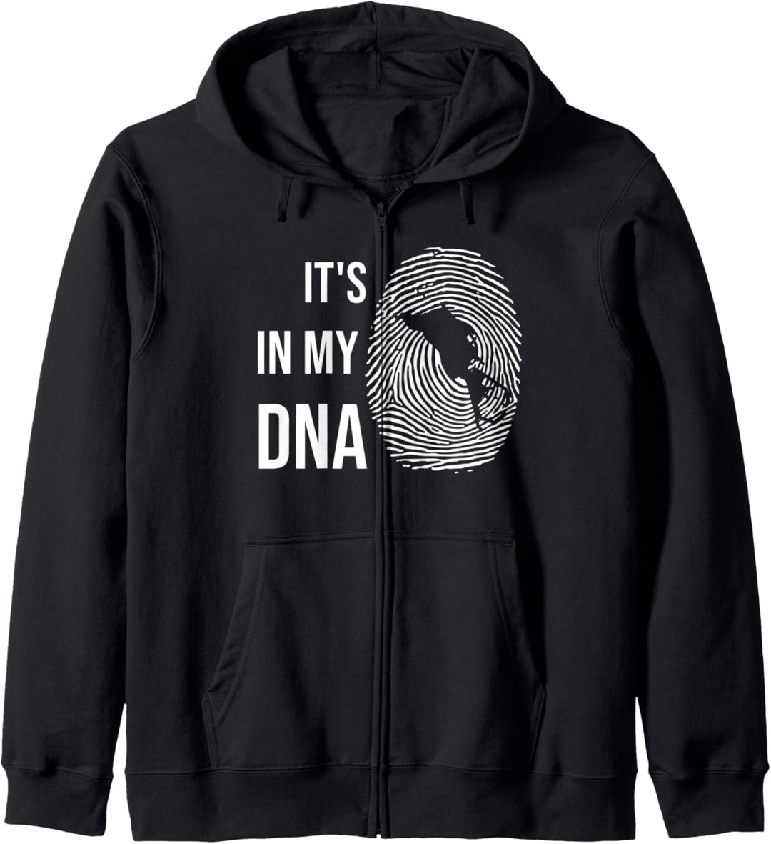 Helgoland DNA Silhouette Nordsee Insel Urlaub Kapuzenjacke
