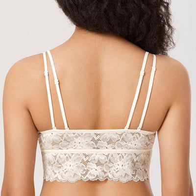 MOMANDA Damen Still BH Grosse Brüste Spitzen Bralette Bügellos Gepolsterte Umstands BHS M Grosse Grö
