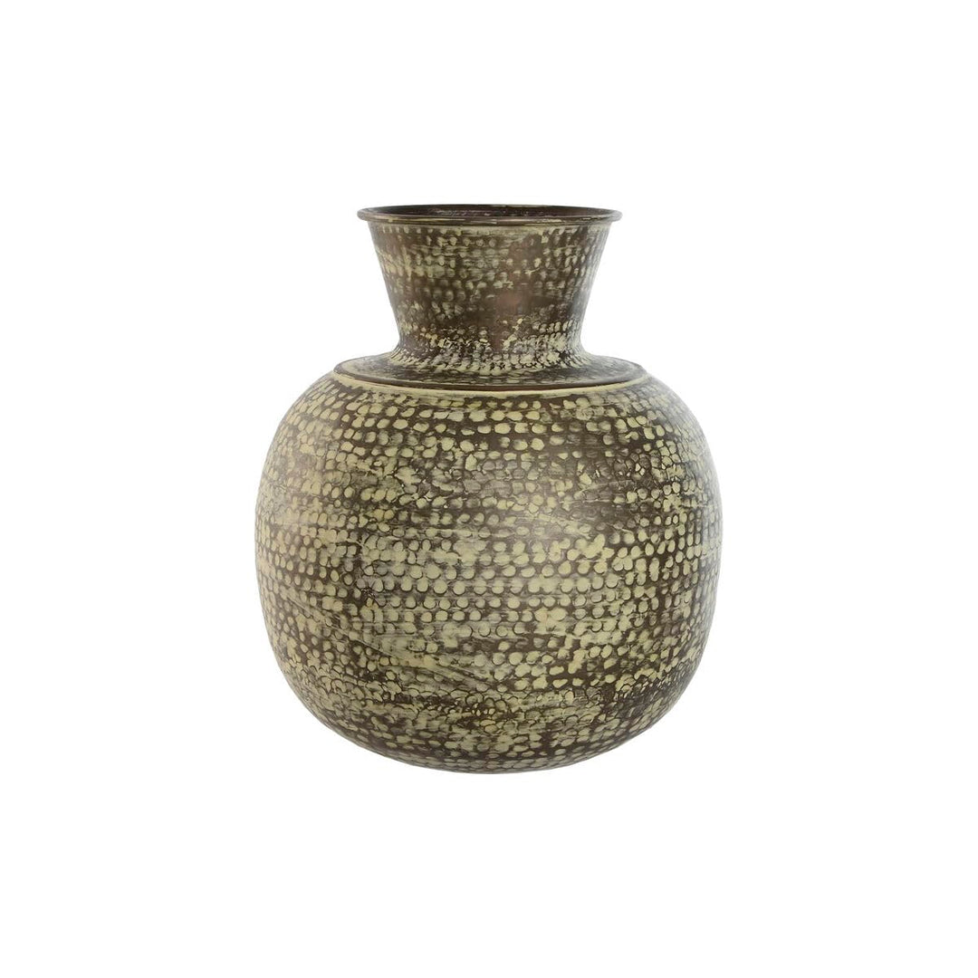 Home ESPRIT Vase grün Aluminium 42 x 42 x 45 cm