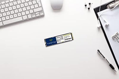 Timetec 512 GB SSD 3D NAND QLC SATA III 6 Gb/s M.2 2280 NGFF Lesegeschwindigkeit bis zu 520 MB/s SLC