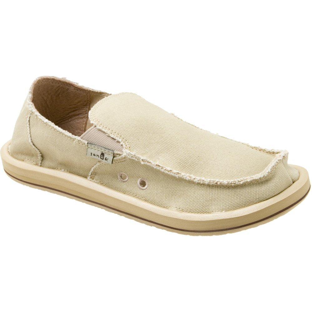Sanuk Herren Vagabond Slipper 43 EU Grün, 43 EU Khaki