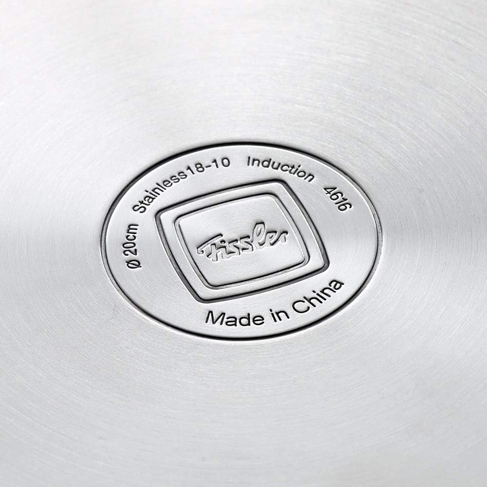 Fissler Family Line/Edelstahl-Topf (Ø 24 cm, 5,3 L) Kochtopf mit Metall-Deckel - Induktion, 24 cm