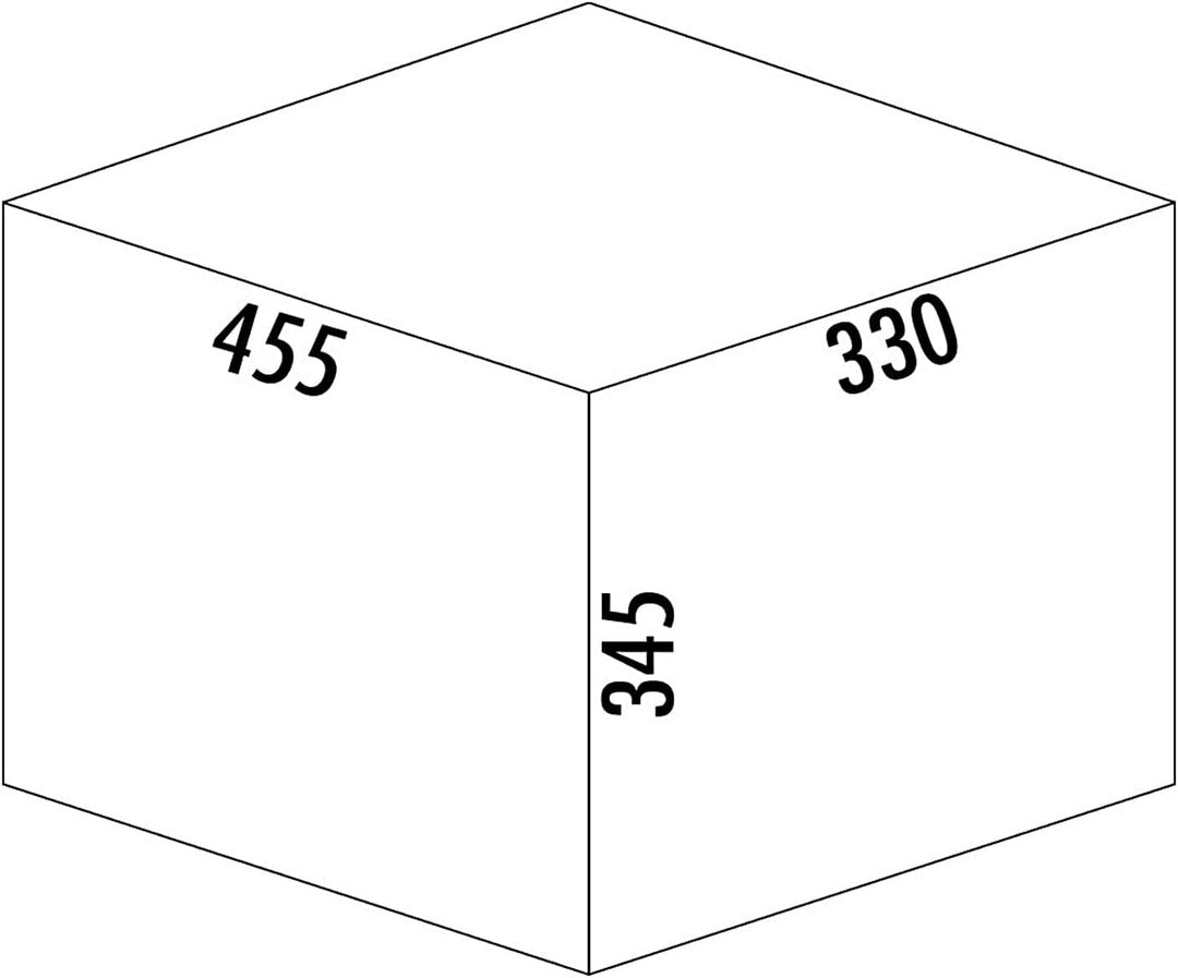 NABER CLAP 3/500-2 Abfallsorter 30 Liter (2x 15) in Anthrazit ab 50 cm Schrankbreite