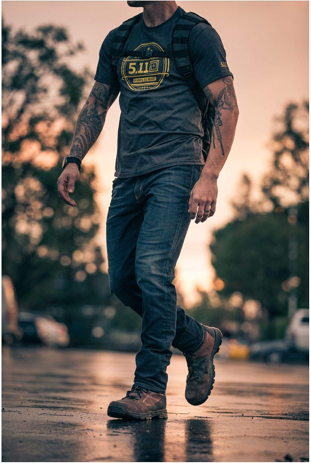 5.11 Tactical Herren 'Defender – Flex Jean – Slim 30W / 30L Dark Wash Indigo 649, 30W / 30L Dark Was