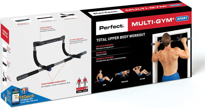 Fitness Multi-Gym-Tür-Klimmzugstange und tragbares Turnhallen-System