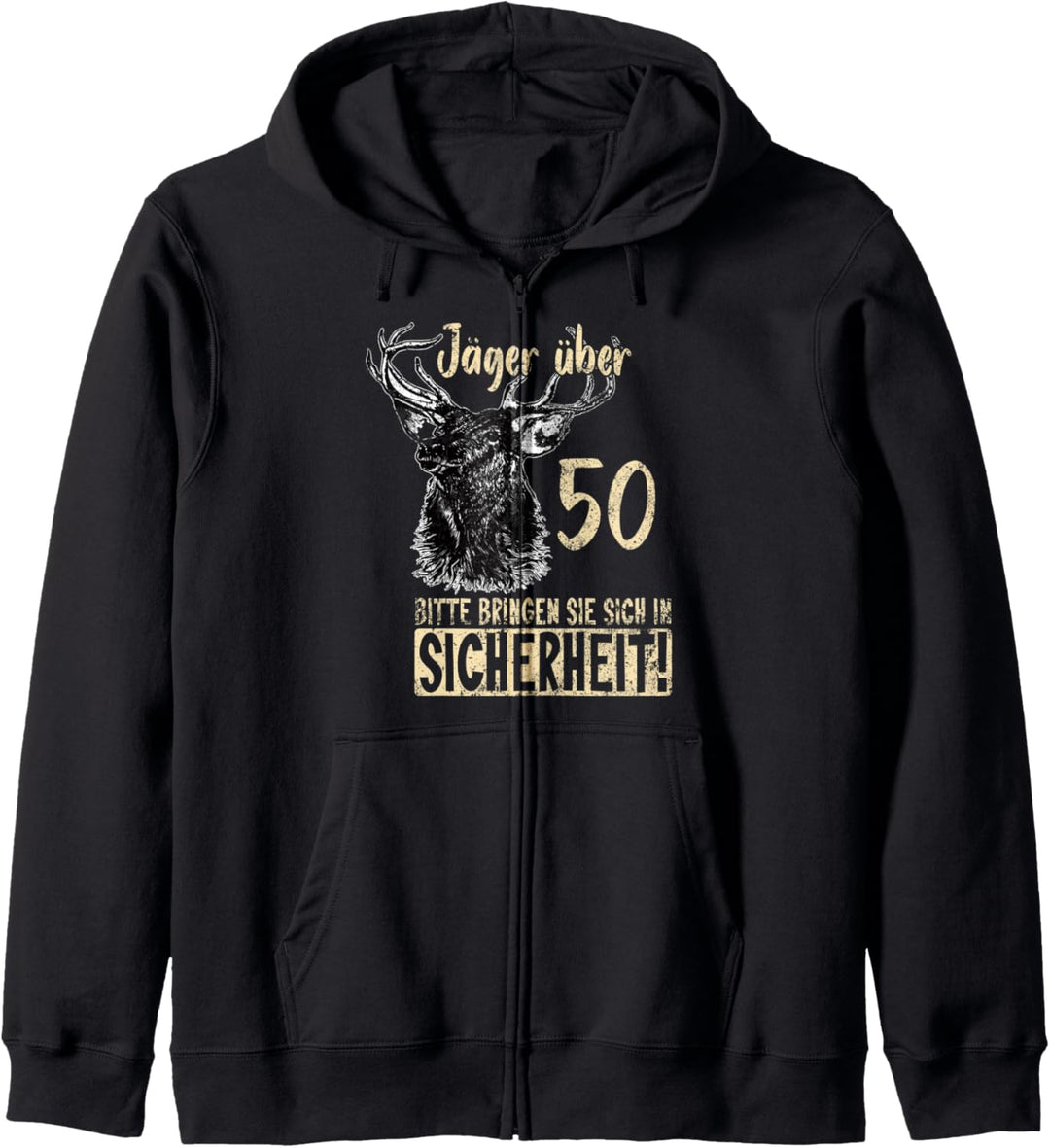 Jäger über 50 Weidmann Heil Reh Hunter Weidmannsheil Hunt Kapuzenjacke
