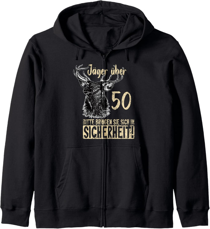 Jäger über 50 Weidmann Heil Reh Hunter Weidmannsheil Hunt Kapuzenjacke