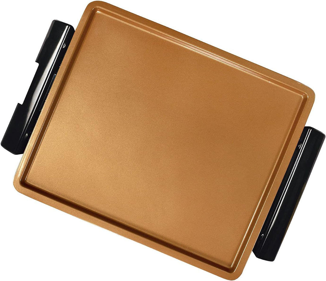 Starlyf Premium Grillplaat, Ersatz Grillplatte, Tafelgrill - Bakplaat, Tafelbarbecue - 40.5 x 27.5 c