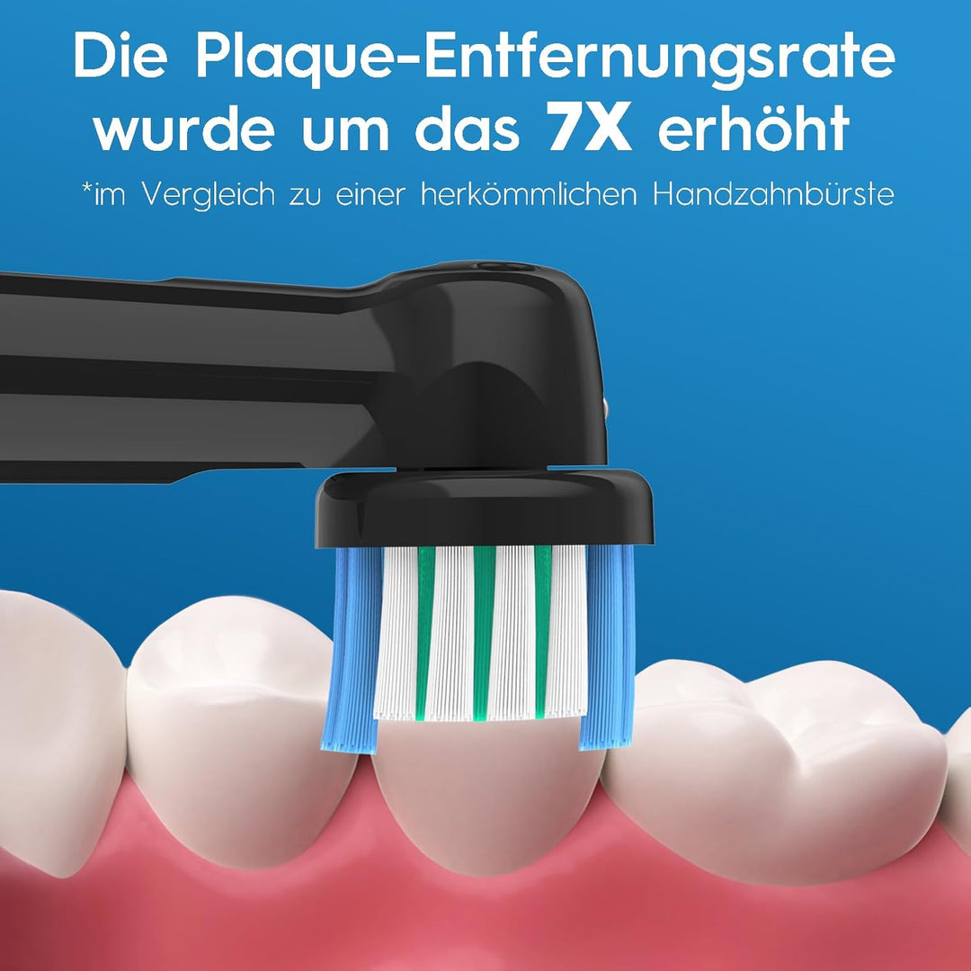 HSYTEK 16er Aufsteckbürsten Kompatibel mit OralB Zahnbürste Elektrische, Aufsätze für OralB Pro 3 35