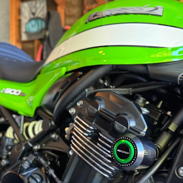 Modeer Kompatibel mit Kawasaki Z900 Z900SE 2017-2023 Motorradrahmen Antikollisions-Fallschutz Slider