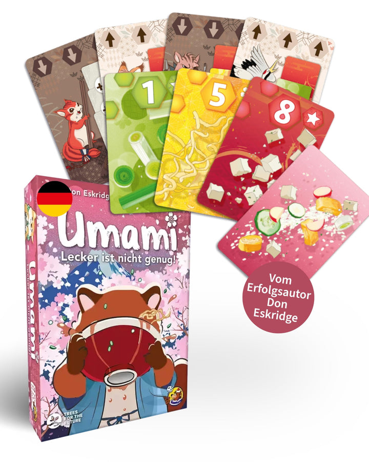 HeidelBär Games Umami - Unterhaltsames Kartenspiel mit appetitlichen Illustrationen - Einzigartiges