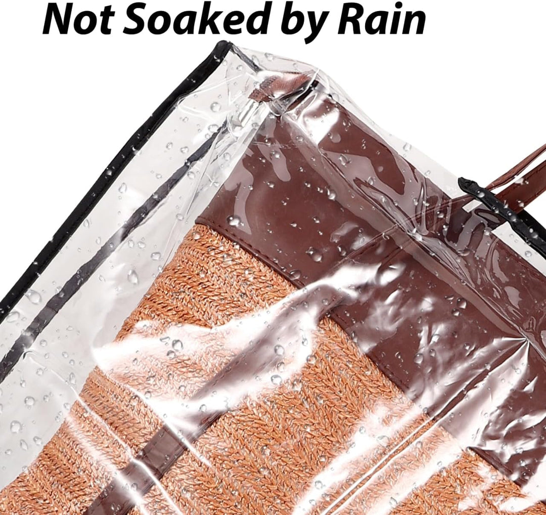 Regenschutzhülle Für Handtaschen Transparente wasserdichte Taschenhülle Mit Faltbarem Design Praktis