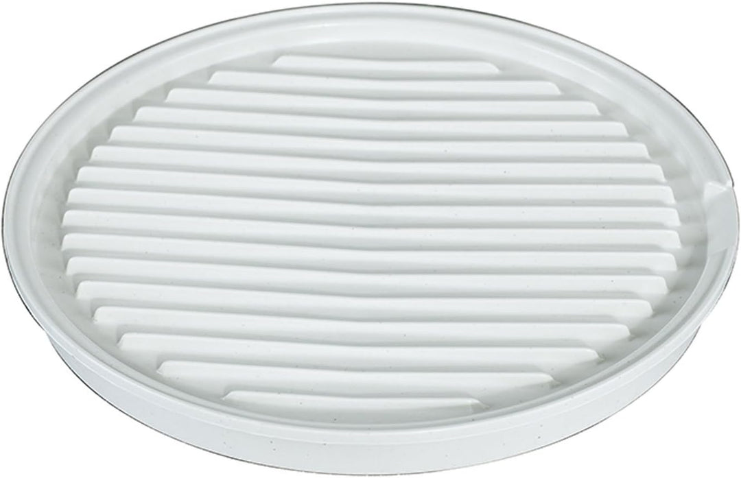 Nordic Ware Runder Speck und Fleisch Mikrowellen-Grill, 2-seitig, weiss 2-Sided Bacon and Meat