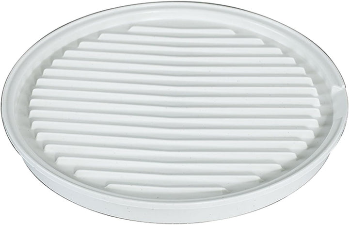 Nordic Ware Runder Speck und Fleisch Mikrowellen-Grill, 2-seitig, weiss 2-Sided Bacon and Meat