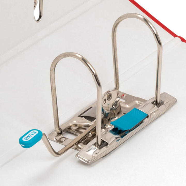 Elba Ordner A4, Smart Pro, 8 cm breit, Kunststoff aussen, rot, 10 Stück rot A4, breit, rot A4, breit