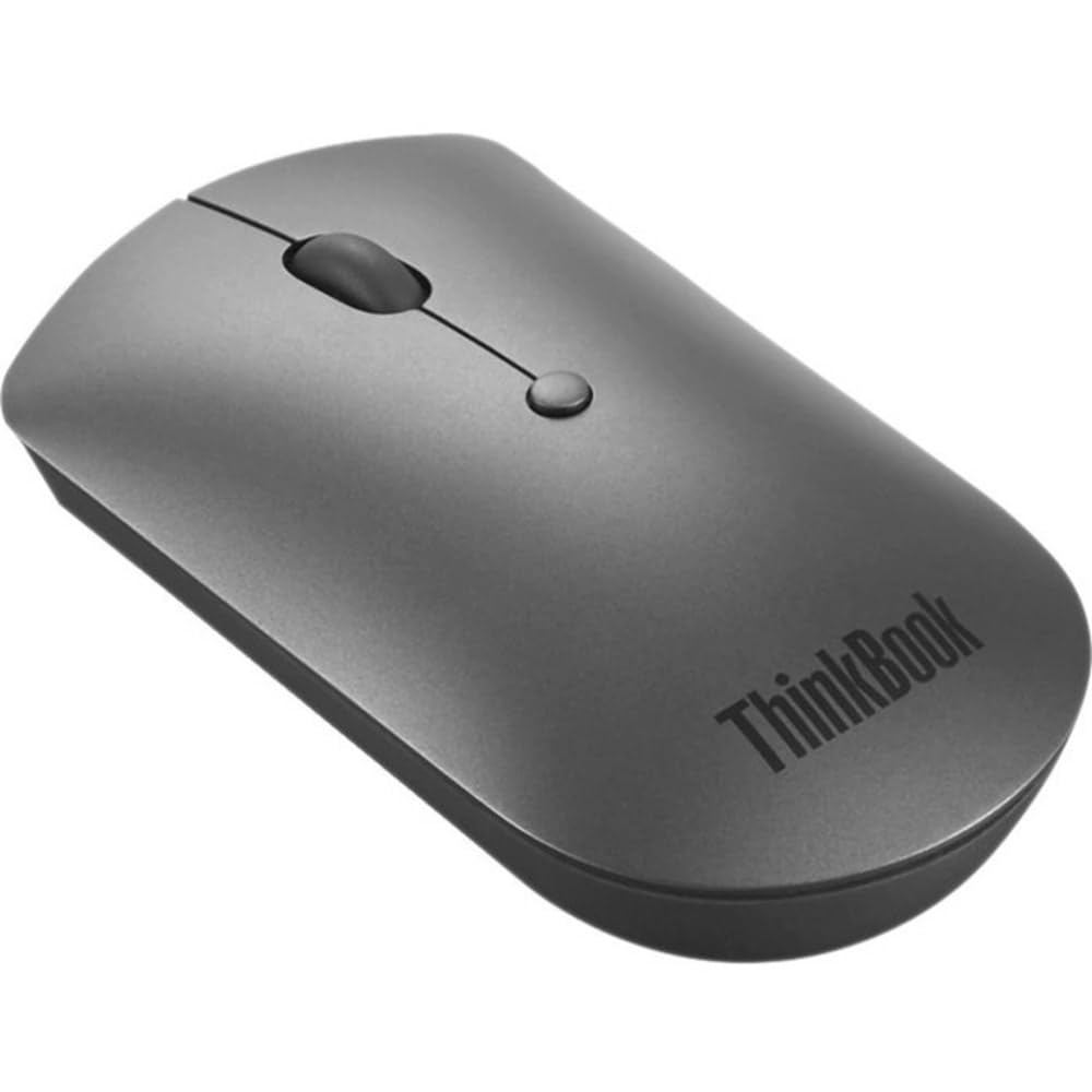 Lenovo ThinkBook Bluetooth Silent Mouse, 4Y50X88824, Eisengrau Single, Single