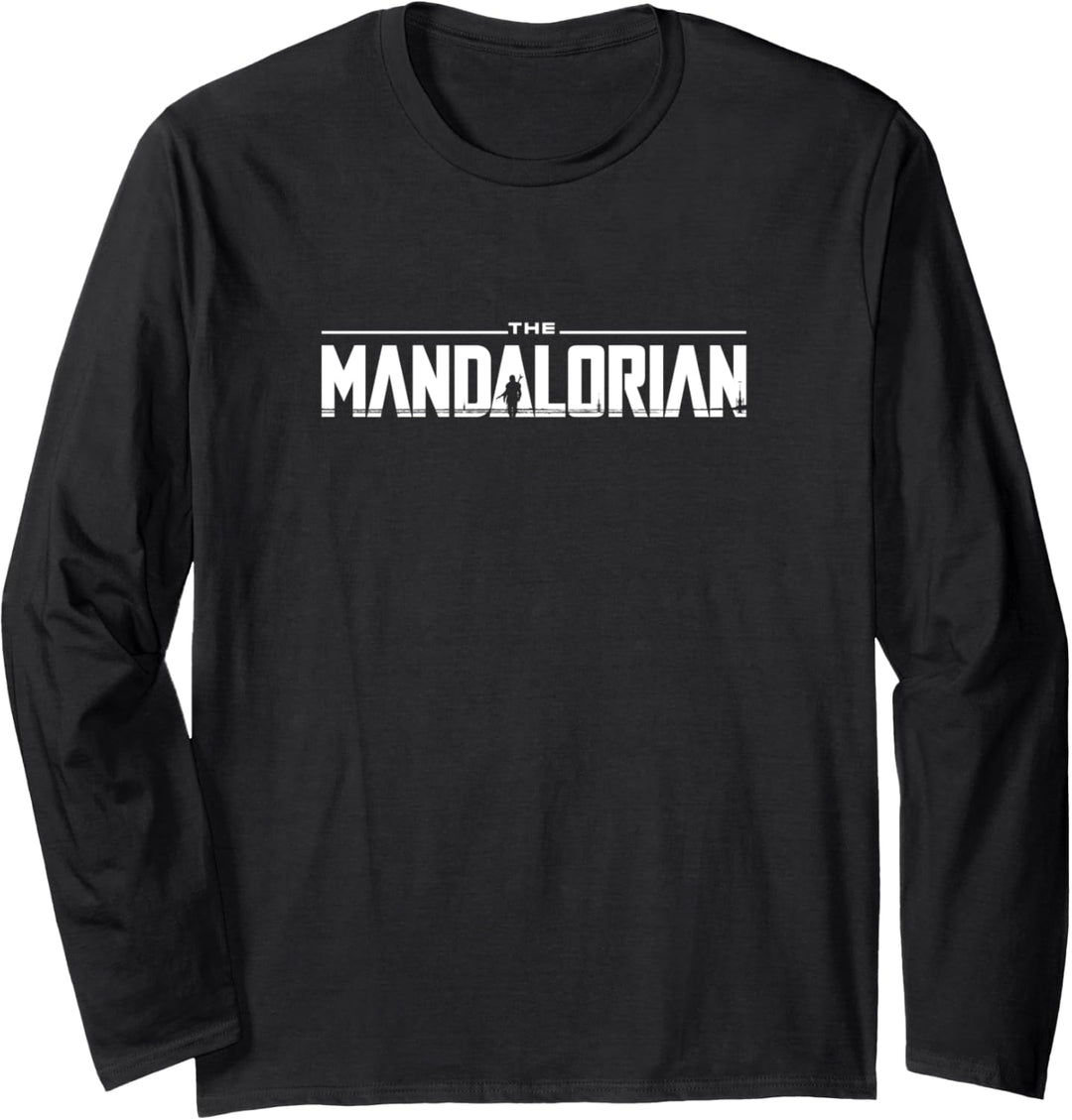Star Wars Mandalorian Logo Langarmshirt