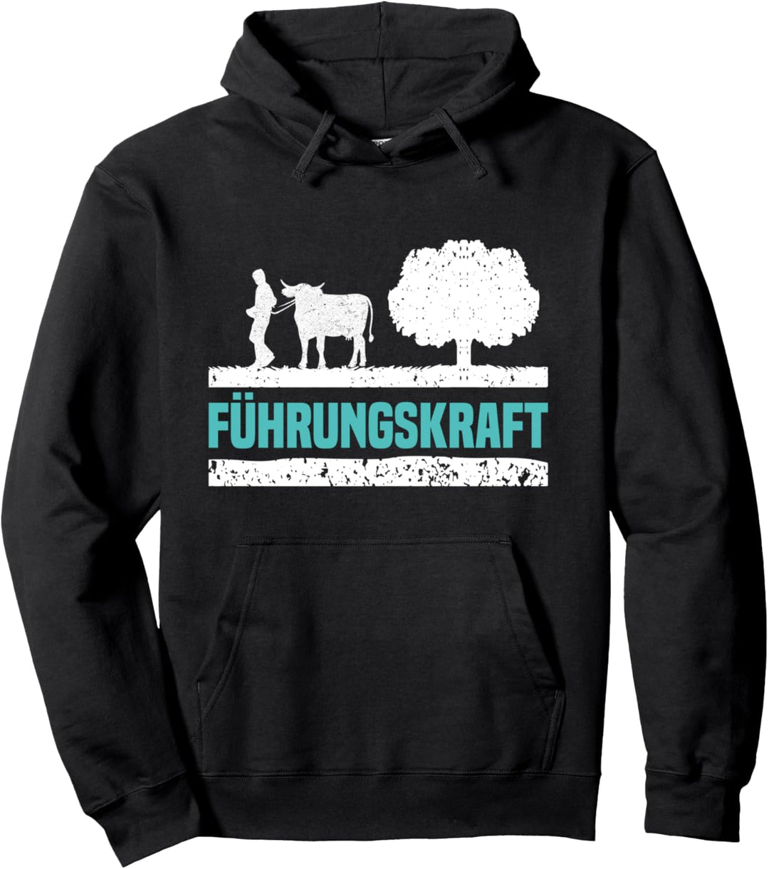 Viehzucht Führungskraft Kuh Pullover Hoodie