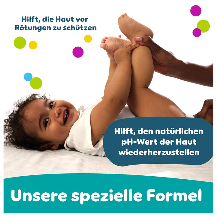 Pampers Fresh Clean Feuchttücher 12 Packungen mit 52 Stück, 624 Feuchttücher, milder Duft, auch für