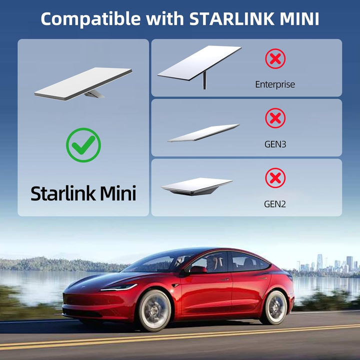 JCrunaway Starlink Mini Saugnapfhalterung,Starlink Mini Halterung Autohalterung Saugnapf Fensterhalt