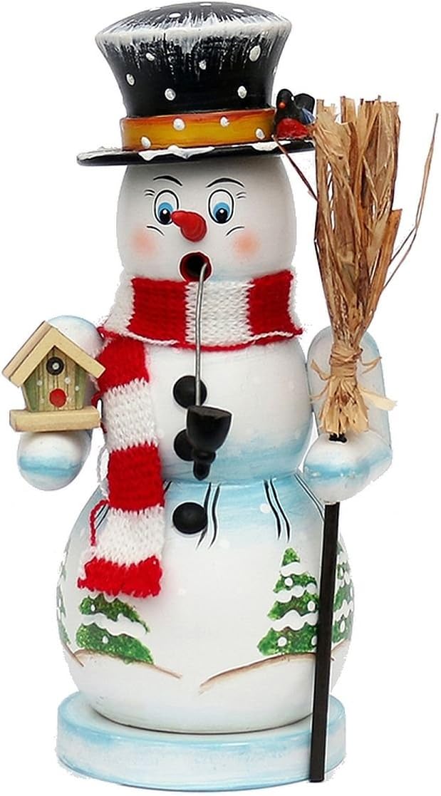 Wichtelstube-Kollektion XL Räucherschneemann Toni 20cm Räuchermännchen Räucherfigur