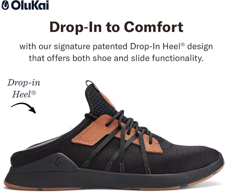 OluKai Herren Mio Li Sneaker 41 EU Lava Rock Lava Rock, 41 EU Lava Rock Lava Rock