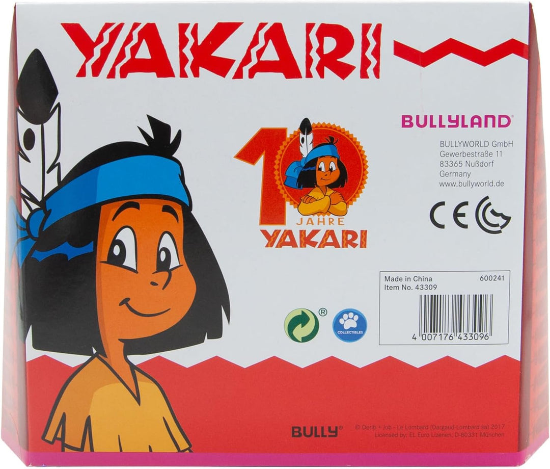 Bullyland 43309 - Spielfiguren Set Indianer Yakari, Regenbogen und kleiner Donner aus Yakari, detail