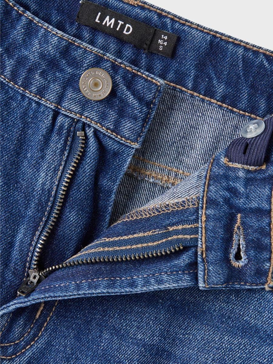 Name It Mädchen NLFLETIZZA DNM HW Straight Pant W. LD Jeanshose, Dark Blue Denim, 170