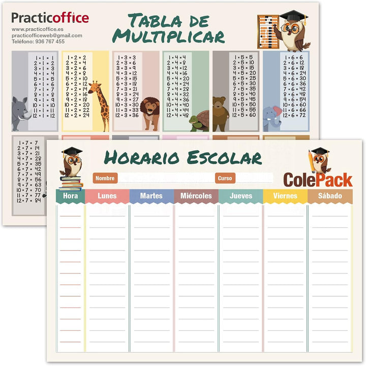 ColePack – Federmäppchen für die Schule, 3 Fächer, dreifaches Mäppchen mit erstklassigem Material, D