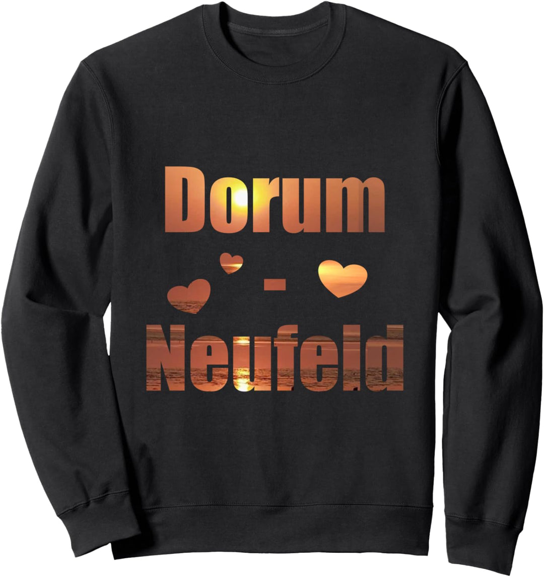 Dorum-Neufeld Wurster Nordseeküste Sonnenuntergang Sweatshirt