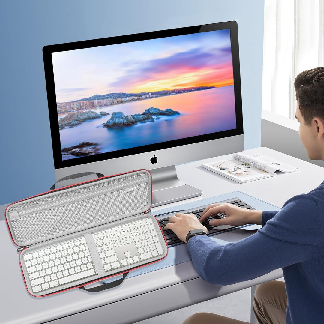 RLSOCO Tasche für Apple Magic Keyboard mit Ziffernblock & für Apple Magic Keyboard und Magic Mouse (