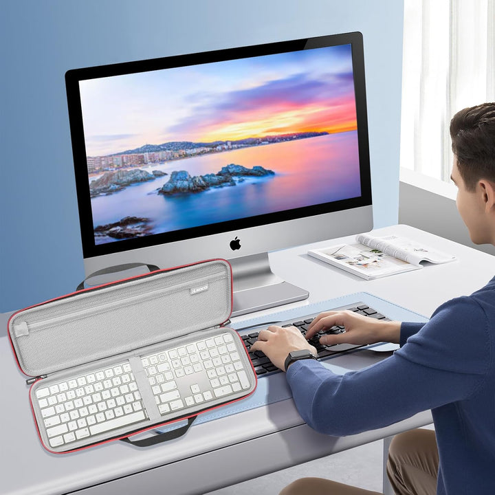 RLSOCO Tasche für Apple Magic Keyboard mit Ziffernblock & für Apple Magic Keyboard und Magic Mouse (