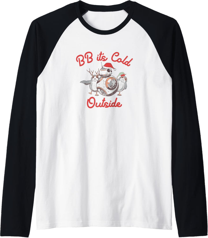 Star Wars Christmas BB It's Cold Outside Raglan