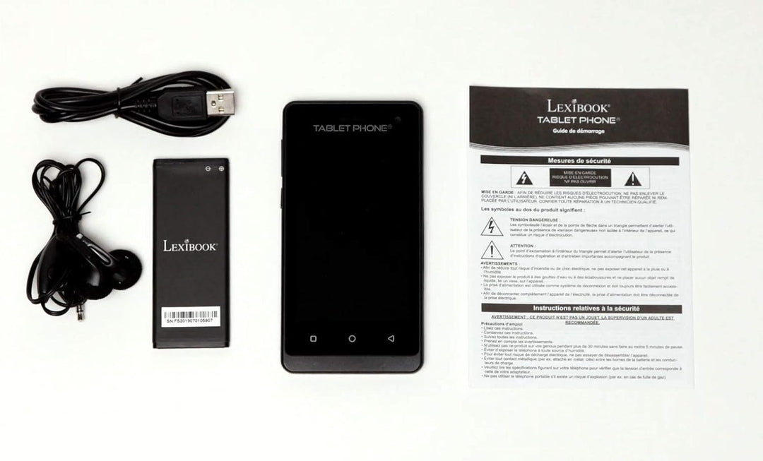 LEXIBOOK Tablet Telefon, Smartphone für Tweens und Teens, mit Kindersicherung, Zeitmanagement, Andro