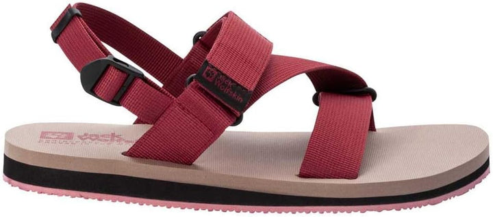 Jack Wolfskin Herren Urban Entdeckung Belt Sandal MSandale 42 EU Cayenne Red, 42 EU Cayenne Red