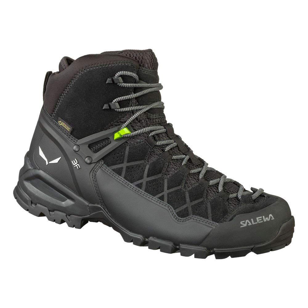 Salewa Herren Ms Alp Trainer Mid GTX Trekking-& Wanderstiefel 40 EU Schwarz, 40 EU Schwarz