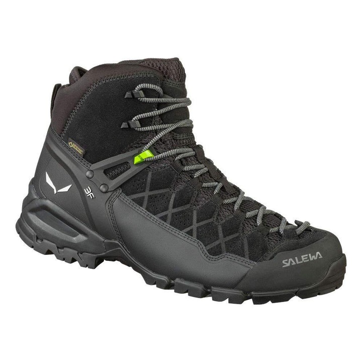 Salewa Herren Ms Alp Trainer Mid GTX Trekking-& Wanderstiefel 40 EU Schwarz, 40 EU Schwarz