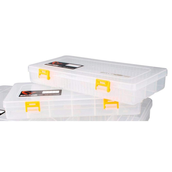Savage Gear Lure Box 23x11x3,5cm 2 Angelboxen, Tacklebox, Köderbox, Anglerbox, Kunstköderbox, Boxen