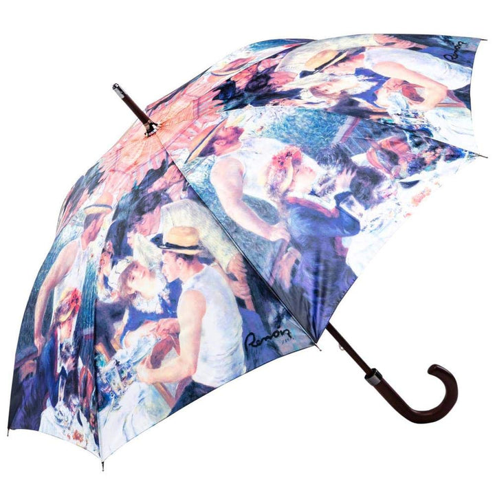 Hochwertiger Regenschirm Damen/Regenschirm Herren Motiv Renoir FRÜHSTÜCK DER RUDERER. Dieser Schirm