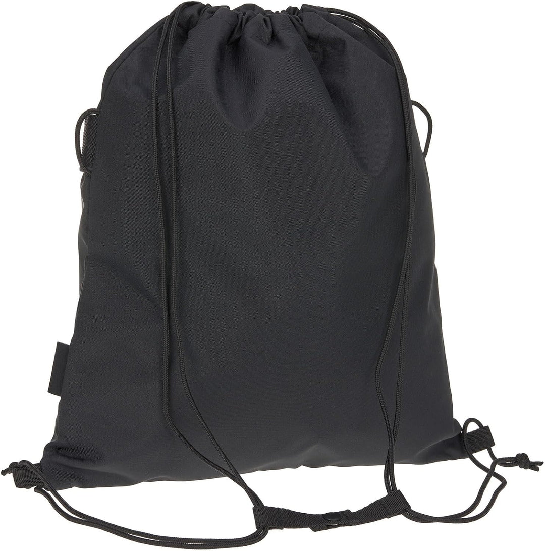 BOLD Lässig Kinder Turnbeutel Sportbeutel mit Rucksackfunktion/School String Bag Bold black Schwarz,