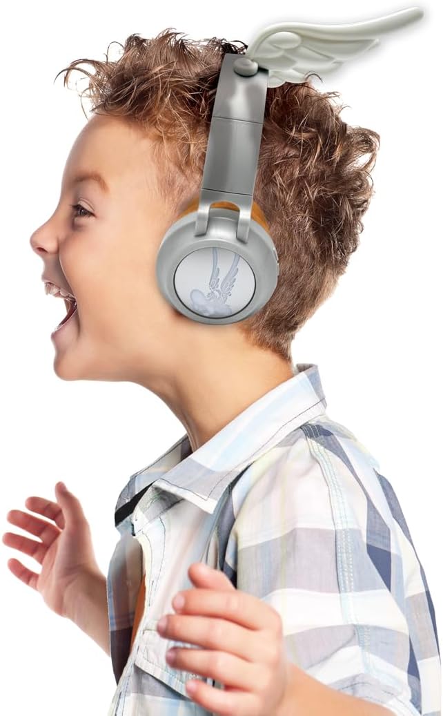 Lexibook, Astérix, Faltbarer Bluetooth®- und kabelgebundener Leucht-Headset mit 3D-Design aus dem As