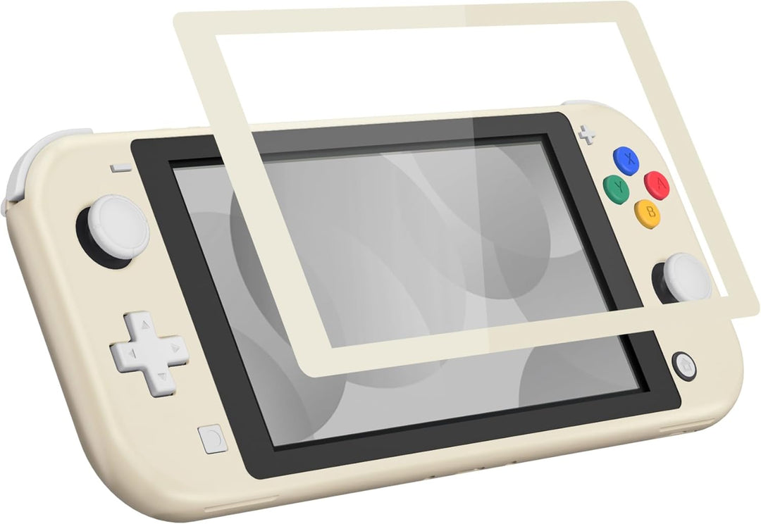 eXtremeRate Full Case Shell für Switch Lite Console, DIY-Ersatz Hülle Gehäuse & Tasten & Schutzfolie