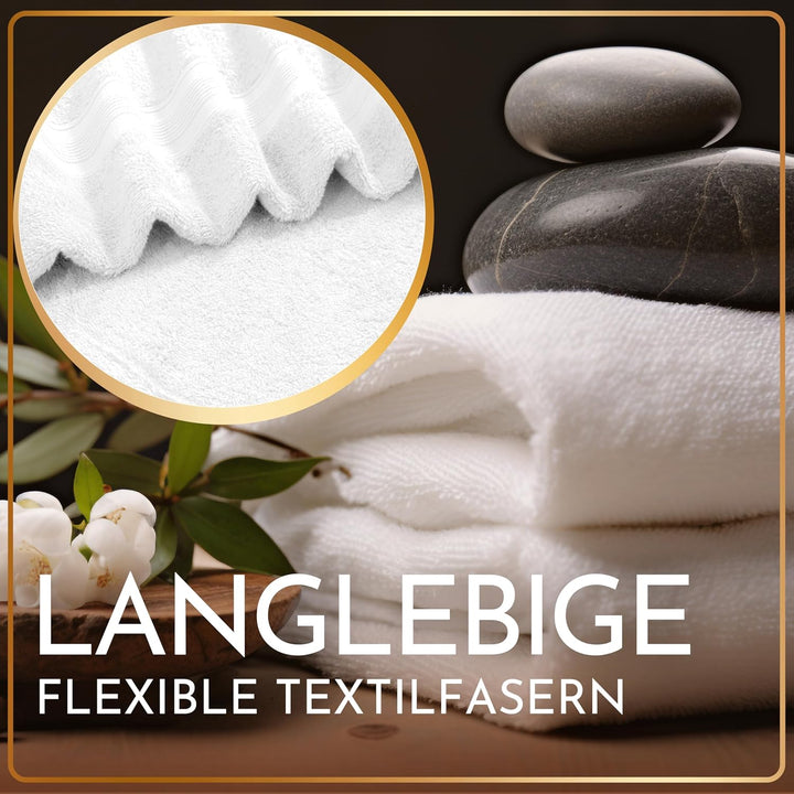 NatureMark 2er Pack Saunatuch 80 x 200 cm | Baumwolle luxuriöse Tücher | Wellnesstuch von extremer W