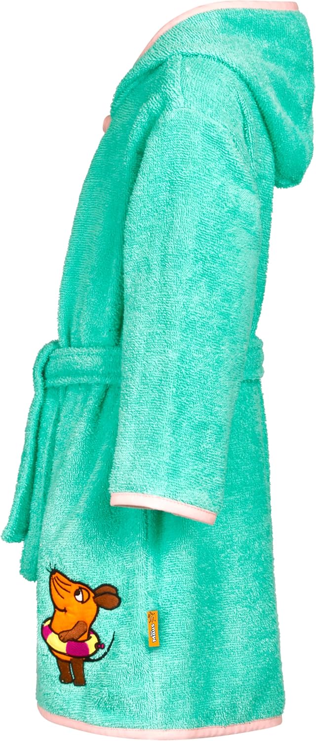 Playshoes Unisex Kinder Bademantel Bademantel (1er Pack) 122-128 DIE MAUS Schwimmring, 122-128 DIE M