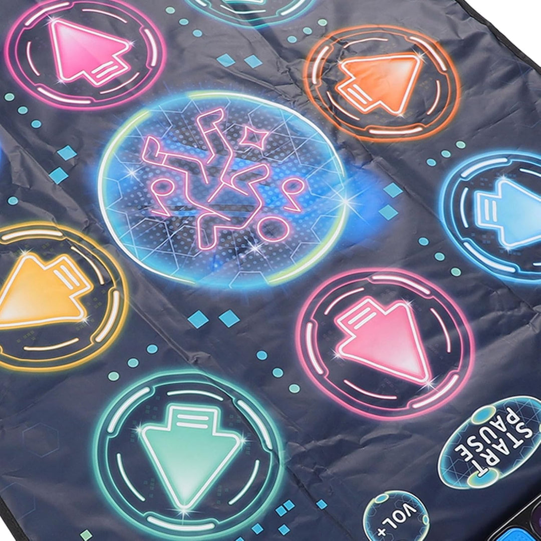 LED Tanzmatte, Interaktives Multi-Level Challenge Spiel, Kinder Spielzeug Tragbar, for Zuhause Schul