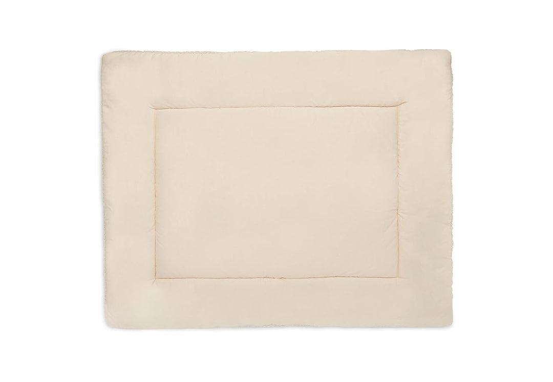 Jollein Krabbeldecke für Baby - Boucle, Naturel - Laufgittereinlage - 75x95 cm - Spieldecke Baby - C