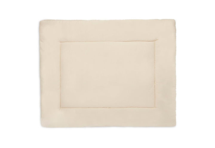 Jollein Krabbeldecke für Baby - Boucle, Naturel - Laufgittereinlage - 75x95 cm - Spieldecke Baby - C